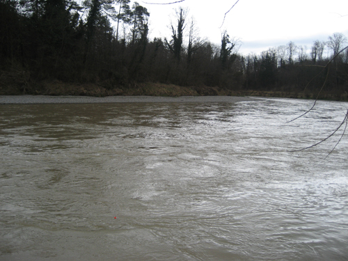 Fischen an der Thur Stroemung